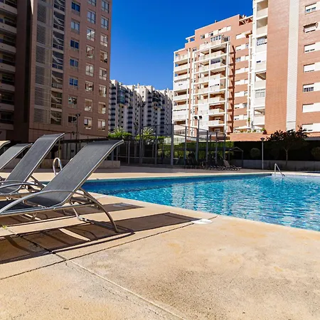 Amazing In The Modern Coruna Building, Near The Beach, Pool & Garage